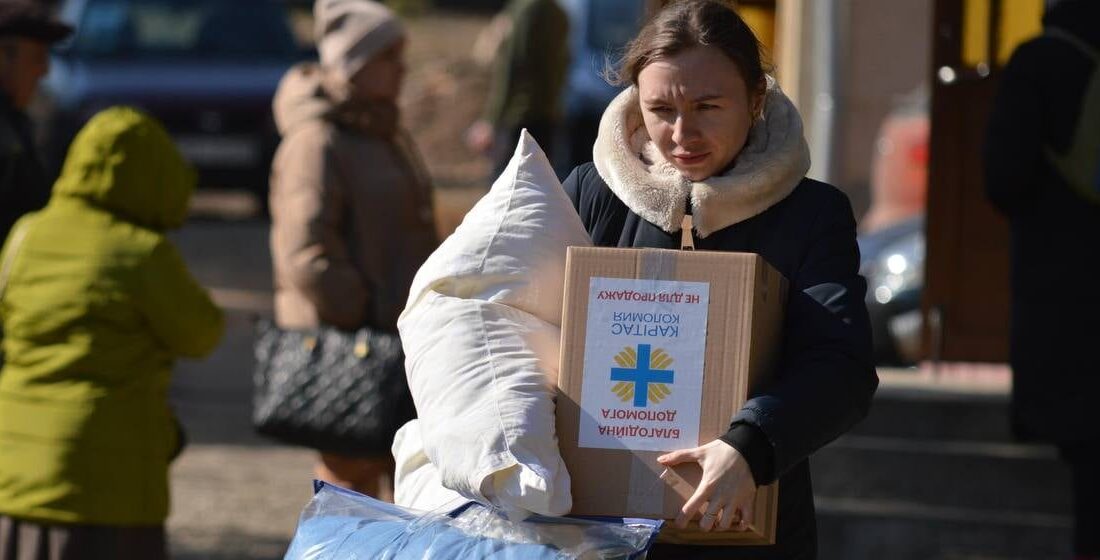 Caritas er til stede med nødhjælp i Ukarine.